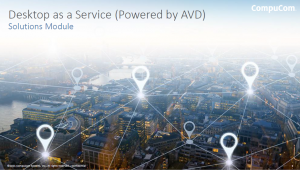 Corporate PowerPoint presentation on Desktop as a Service.