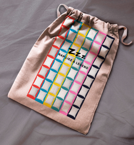 Tote bag for sustainably-produced sleep cosmetics