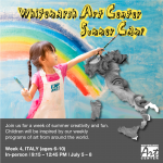 Social ad for Whitemarsh Art Center - Summer Camp