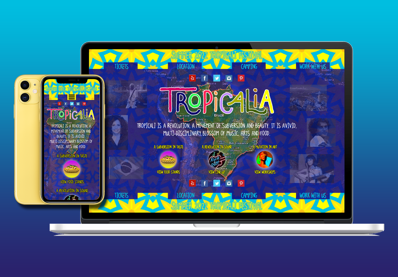 Topicalia Landing Page