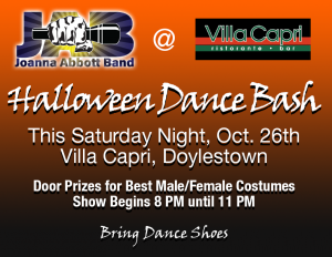 Social Media Ad for JAB Halloween Gig.