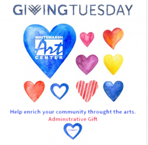 Giving Tuesday Social Ads for Whitemarsh Art Center.