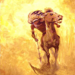 Indian Lance Oil Painting