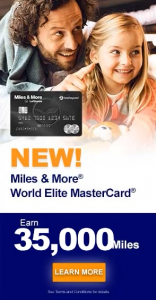 Miles & More MasterCard Banner Ad Campaign.
