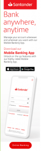 Santander App BannerAd
